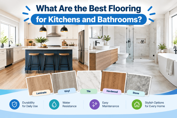 What Are the Best Flooring for Kitchens and Bathrooms?