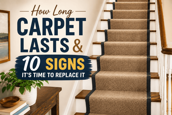 How Long Carpet Lasts & 10 Signs It’s Time to Replace It