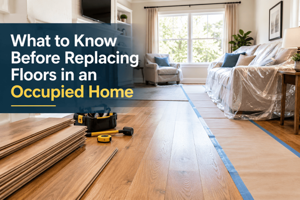 What to Know Before Replacing Floors in an Occupied Home